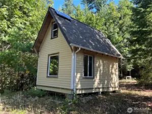 Well built tiny home with solar power.