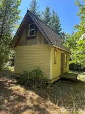 Two story cabin.