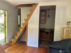 Main floor of cabin.