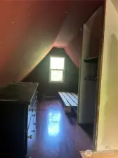 Upper floor of cabin.