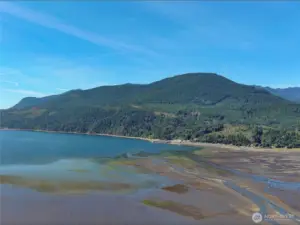 Quilcene Bay and Walker Mountian.