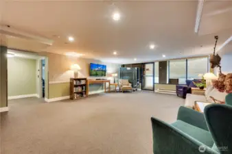 Community party room for personal events or just to relax.