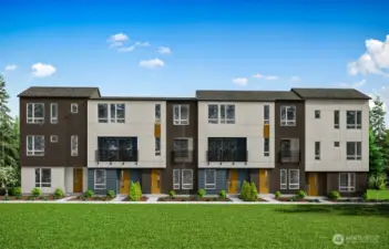 Exterior rendering of Building 26.