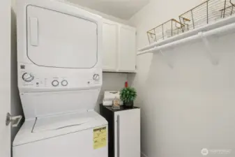 Laundry room in unit