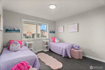 Upstairs bedroom #2 with en suite bathroom