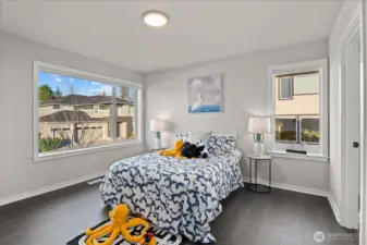 Upstairs bedroom #3 with en suite bathroom