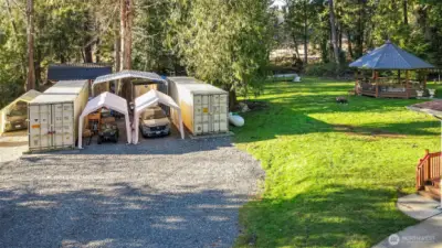 Containers, carports stay with the home