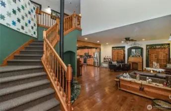 Stairs to the bedrooms