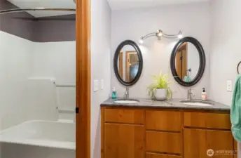 Dual vanities