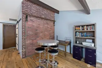 Spacious Upper-Level Suite with Rustic Wood Accents