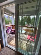 Second story balcony