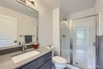 Low-Level Office/Bedroom Walk-in Shower