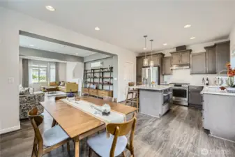 Open Layout - Kitchen & Living