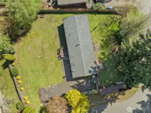 Large corner lot.