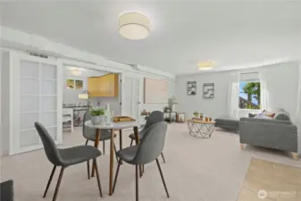 Lower level family room