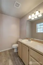 1/2 bath downstairs