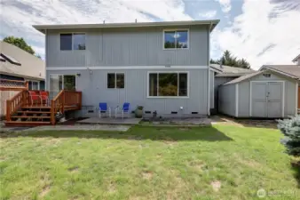 Nice sized backyard