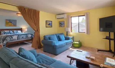 Living Room and Master Bedroom