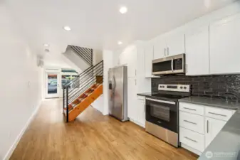 Kitchen with eating space main floor