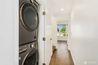 Laundry closet on 3rd floor.