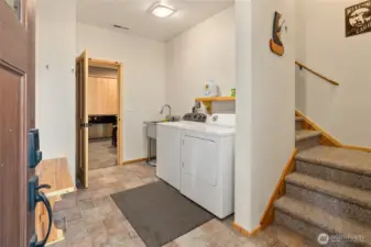 Lower level entrance.