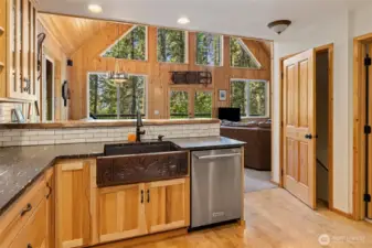 Enjoy the view while doing the dishes!