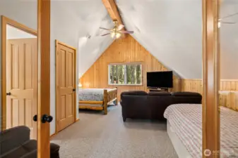 Spacious primary suite.