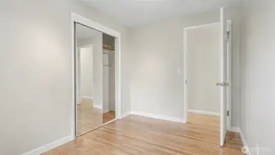 Another view of the first guest bedroom.