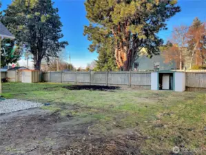 2 small outbuildings in back yard
