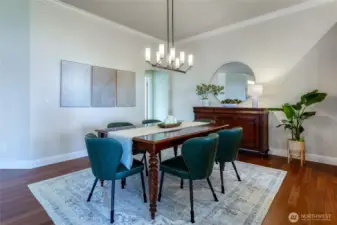 Dining area & all new light fixtures throughout