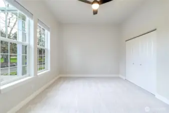 Third Bedroom with new carpet