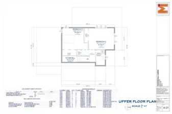 Upper Level Floor Plan