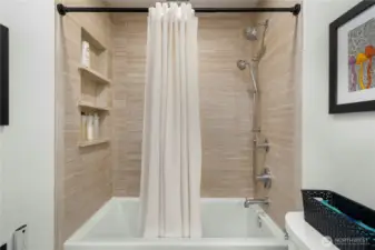 Primary bath shower/tub.