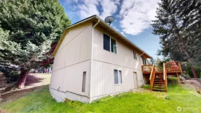 Roughed in basement could be more square footage?