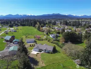 4.91 Acres Fenced with amazing Mt views