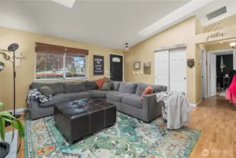Soaring vaulted ceilings.