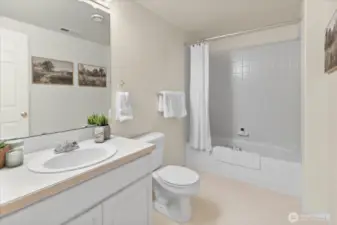 Full bath in basement