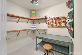 Crafting closet