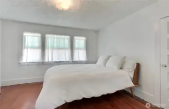 Bedroom number 4 upstairs with 2 walk in closets