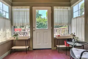 Mudroom off the back