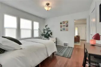 Another look at the spacious bedroom on the main floor.