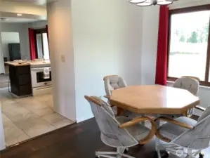 Dining room with views