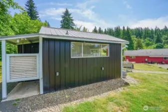 Utility Bldg w/ power, called the honey house