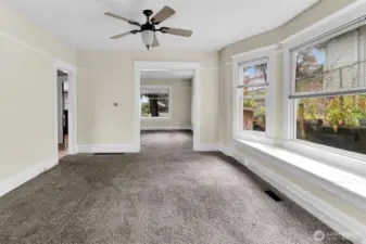 Just look how tall the ceilings are. About 9"