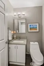 Powder Room on Main Floor