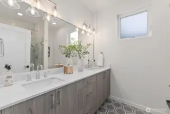 Level III Ensuite Bathroom with heated floors