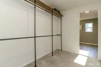 Large primary closet