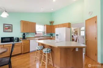 Kitchen view from Family Room