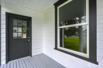 Second entry to the home.  Can be used for a separate office or business entrance