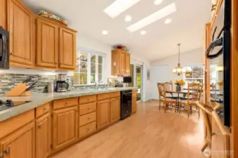Notice the skylights!